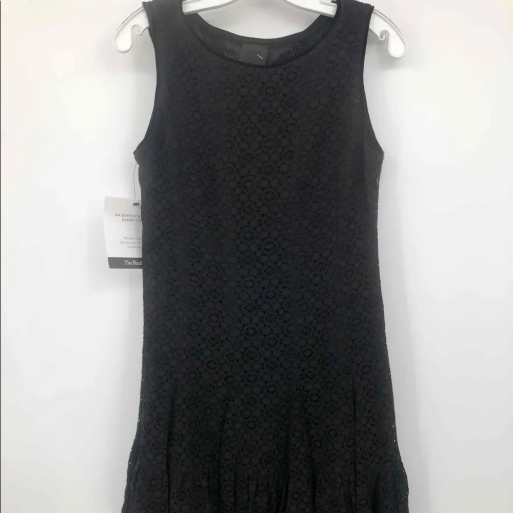 Anna Sui Little Black Lace Dress
